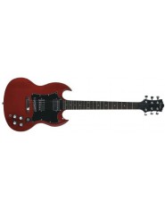 TENSON E-Guitars Nashville SD Set Neck Transparent red