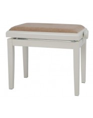 FX Piano bench Ivory high gloss Beige seat